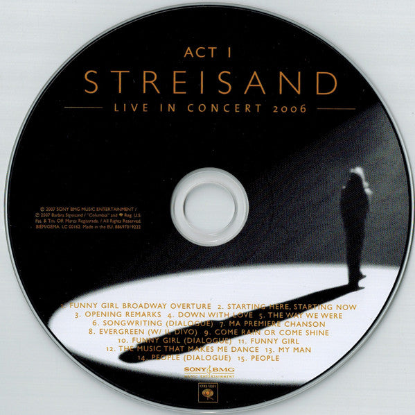CD Streisand – Live In Concert 2006 2 CDS - USADO